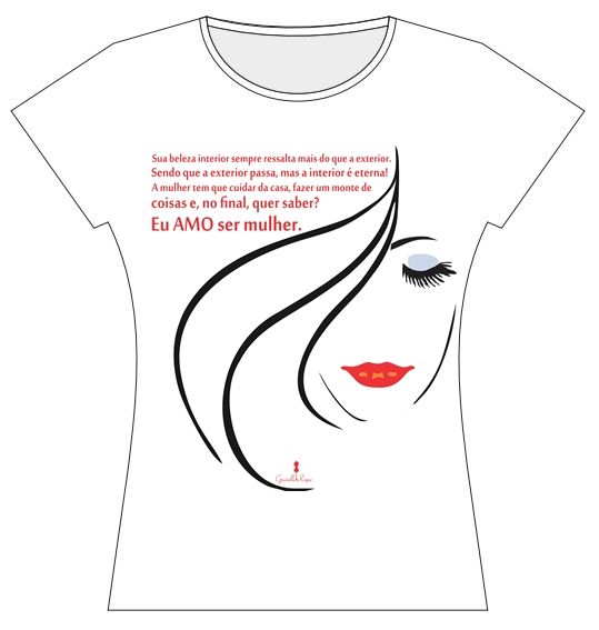 T-Shirts Rosto Mulher