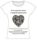 T-Shirts Coração zebra